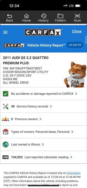2011 Audi Q5 3.2 Premium Plus