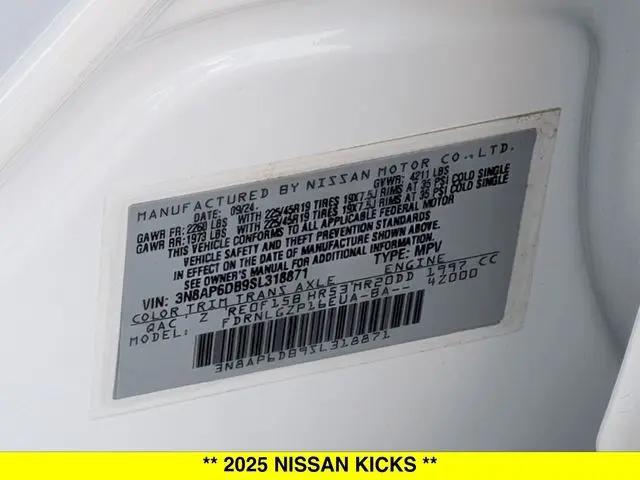 2025 Nissan Kicks SR Intelligent AWD