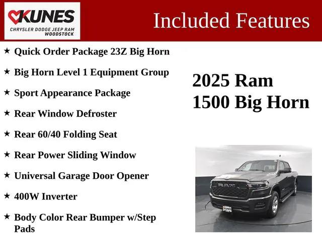 2025 RAM Ram 1500 RAM 1500 BIG HORN CREW CAB 4X4 57 BOX