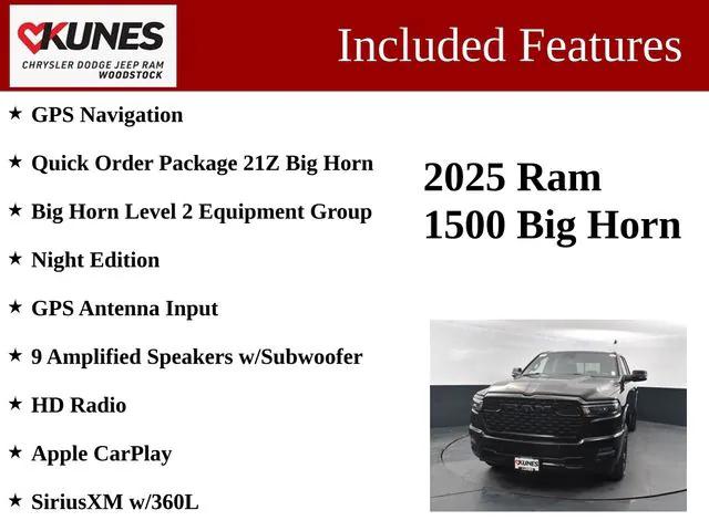 2025 RAM Ram 1500 RAM 1500 BIG HORN QUAD CAB 4X4 64 BOX