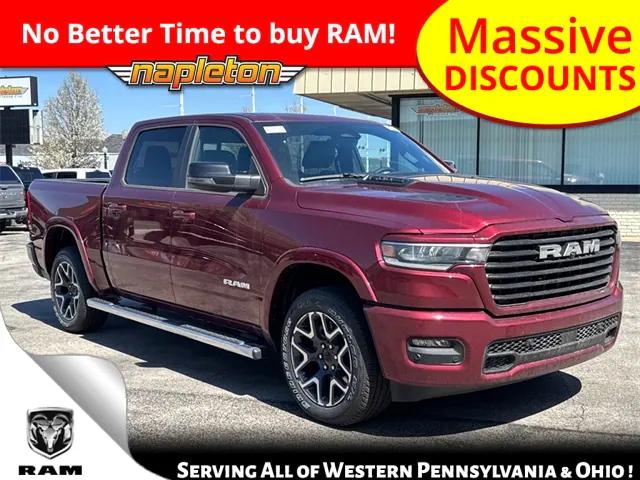 2025 RAM Ram 1500 RAM 1500 LARAMIE CREW CAB 4X4 57 BOX