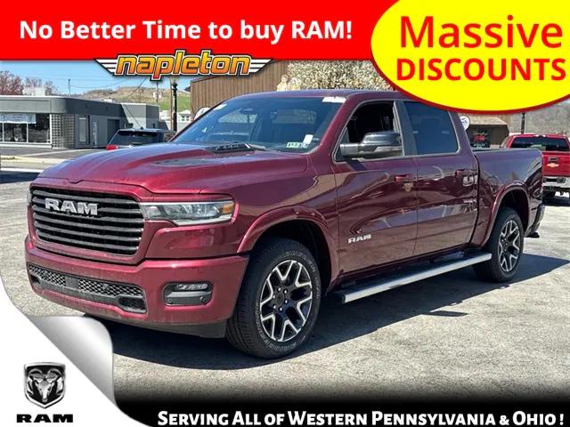 2025 RAM Ram 1500 RAM 1500 LARAMIE CREW CAB 4X4 57 BOX