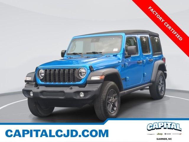 2024 Jeep Wrangler 4-Door Sport S 4x4