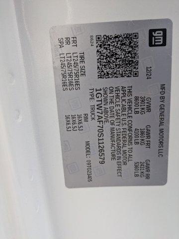2025 GMC Savana Cargo RWD 2500 Regular Wheelbase Work Van