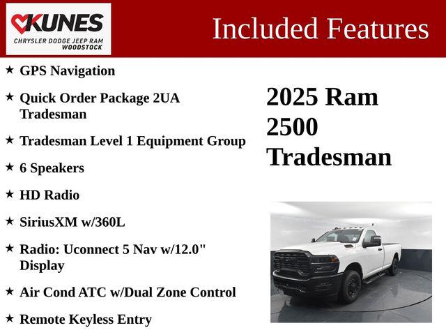 2025 RAM Ram 2500 RAM 2500 TRADESMAN REGULAR CAB 4X2 8 BOX 2025 RAM Ram 2500 RAM 2500 TRADESMAN REGULAR CAB 4X2 8 BOX