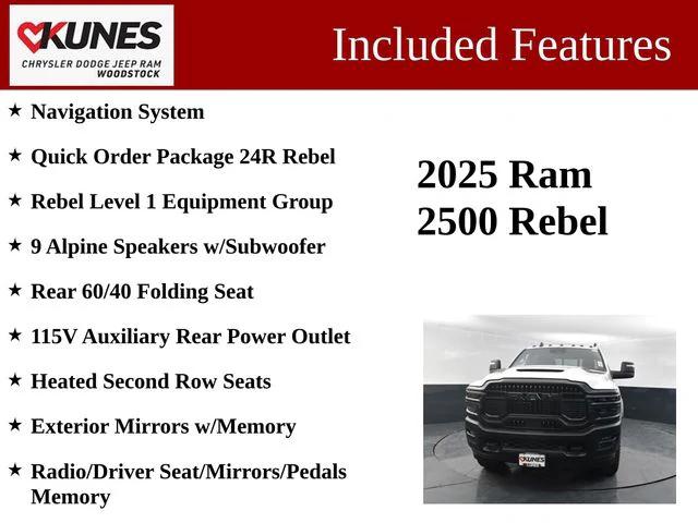 2025 RAM Ram 2500 RAM 2500 REBEL CREW CAB 4X4 64 BOX