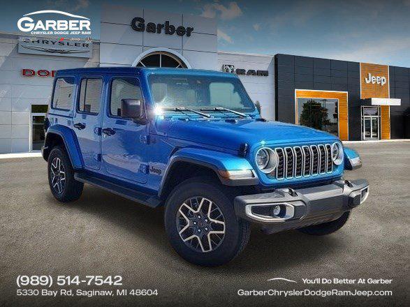 2025 Jeep Wrangler 4-Door Sahara 4x4 for sale in Saginaw, MI