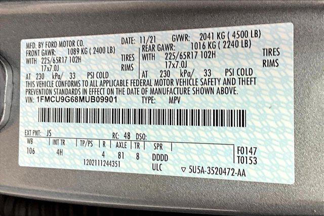 2021 Ford Escape SE