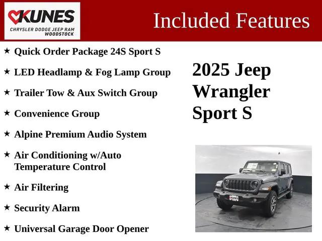2025 Jeep Wrangler WRANGLER 4-DOOR SPORT S
