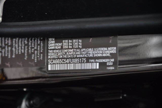 2015 Rolls-Royce Wraith 2dr Coupe