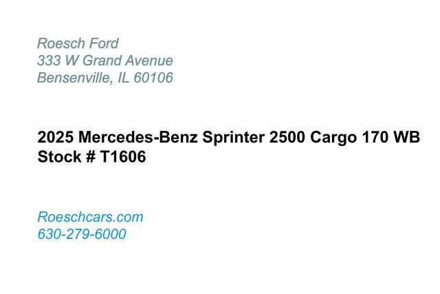 2025 Mercedes-Benz Sprinter 2500 High Roof 4-Cyl Diesel HO