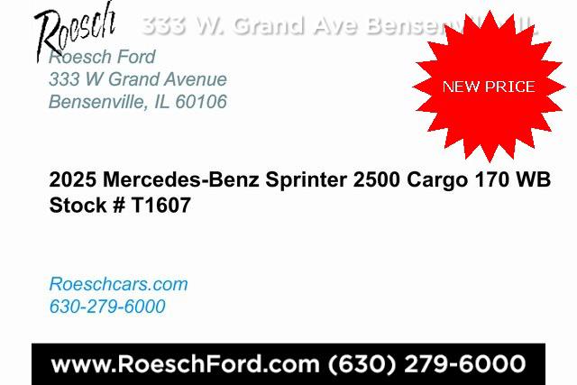 2025 Mercedes-Benz Sprinter 2500 High Roof 4-Cyl Diesel HO