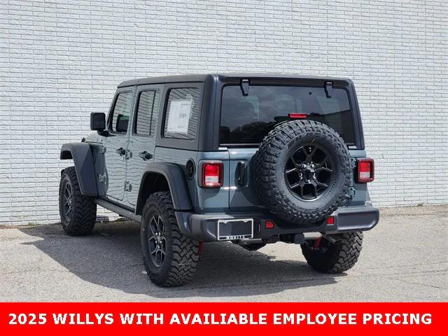 2025 Jeep Wrangler WRANGLER 4-DOOR WILLYS