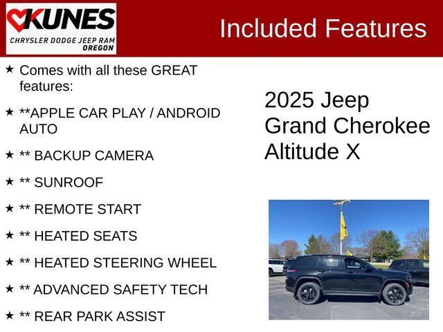 2025 Jeep Grand Cherokee GRAND CHEROKEE ALTITUDE X 4X4