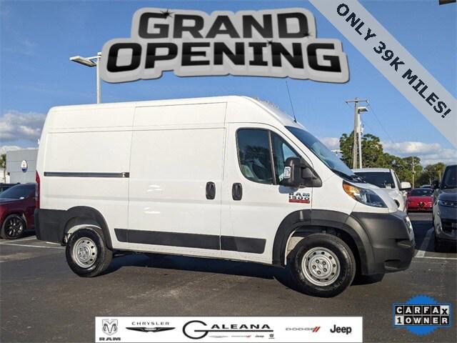 2019 RAM ProMaster 1500 Cargo Van High Roof 136 WB