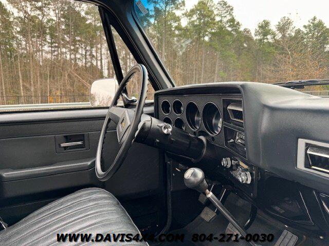 1987 Chevrolet 1 Ton Squarebody Custom Deluxe 4x4
