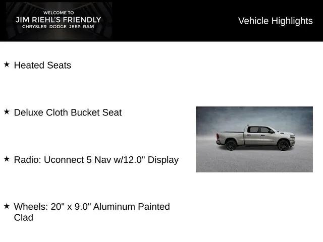 2025 RAM Ram 1500 RAM 1500 BIG HORN CREW CAB 4X4 64 BOX
