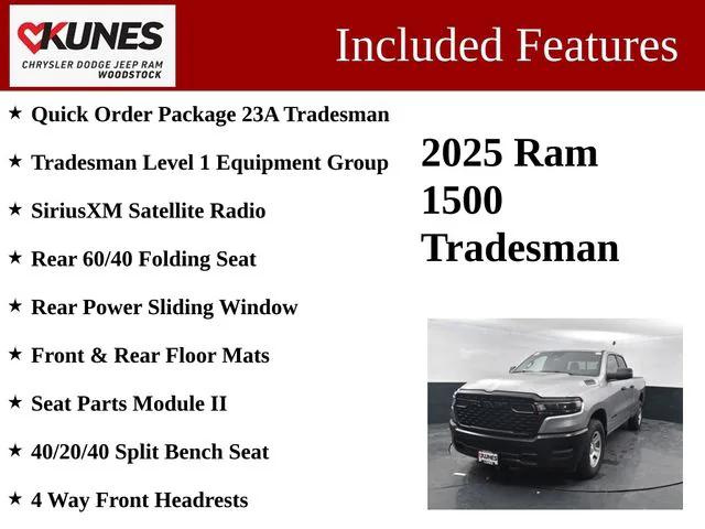 2025 RAM Ram 1500 RAM 1500 TRADESMAN QUAD CAB 4X4 64 BOX