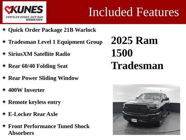 2025 RAM Ram 1500 RAM 1500 WARLOCK CREW CAB 4X4 57 BOX