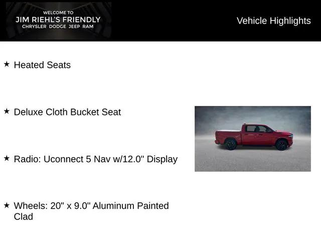 2025 RAM Ram 1500 RAM 1500 BIG HORN CREW CAB 4X4 57 BOX