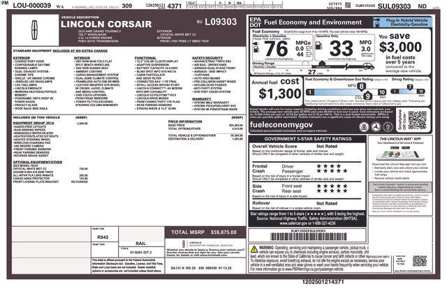 2025 Lincoln Corsair Grand Touring