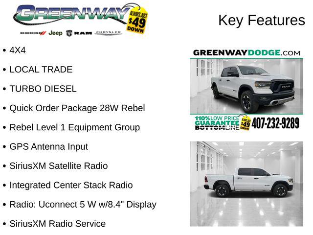 2022 RAM 1500 Rebel Crew Cab 4x4 57 Box