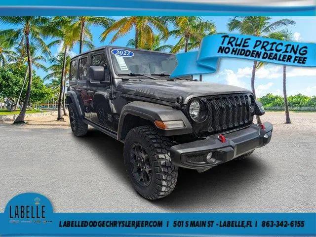 2022 Jeep Wrangler Unlimited Willys Sport 4x4 for sale in LaBelle, FL