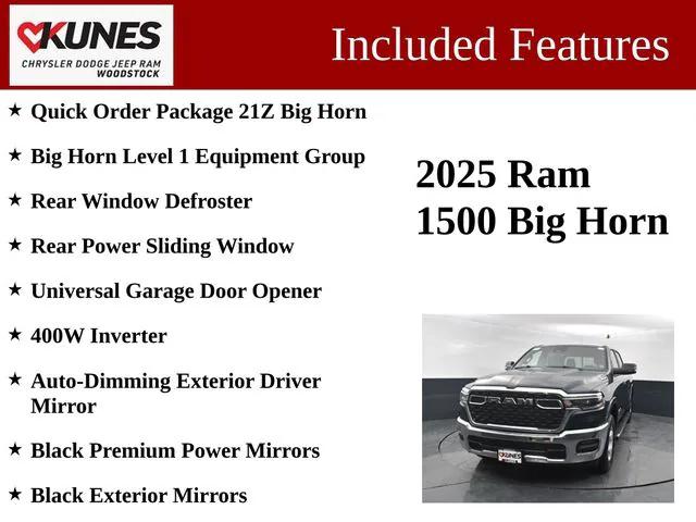 2025 RAM Ram 1500 RAM 1500 BIG HORN CREW CAB 4X4 57 BOX