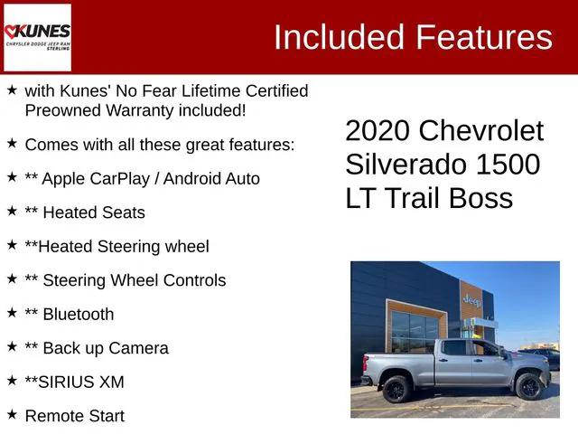2020 Chevrolet Silverado 1500 4WD Crew Cab Short Bed LT Trail Boss