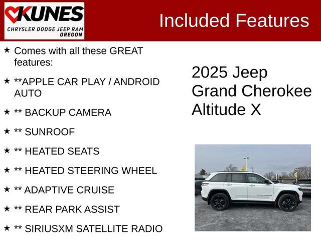 2025 Jeep Grand Cherokee GRAND CHEROKEE ALTITUDE X 4X4