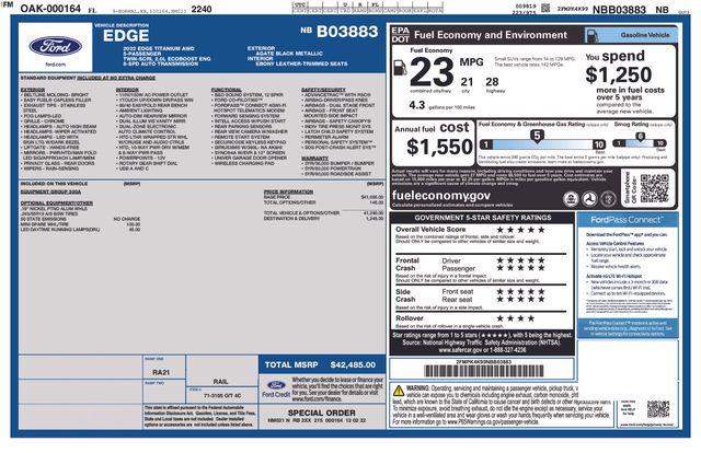 2022 Ford Edge Titanium