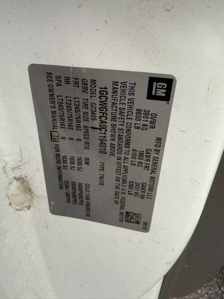 2012 Chevrolet Express Work Van