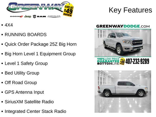 2022 RAM 1500 Big Horn Crew Cab 4x4 64 Box