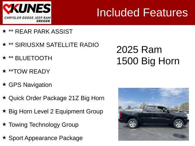 2025 RAM Ram 1500 RAM 1500 BIG HORN CREW CAB 4X4 57 BOX
