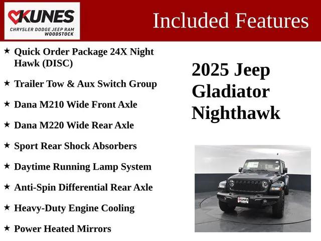 2025 Jeep Gladiator GLADIATOR NIGHTHAWK 4X4