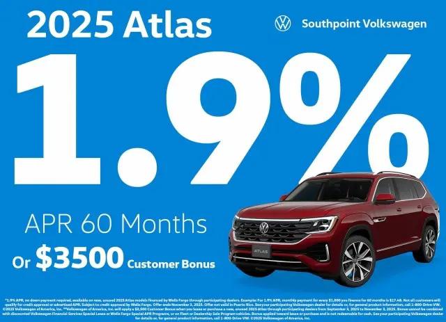 2025 Volkswagen Atlas 2.0T SEL