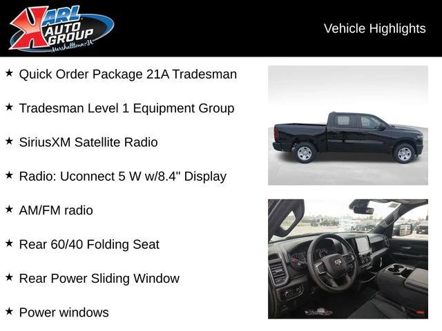 2025 RAM Ram 1500 RAM 1500 TRADESMAN CREW CAB 4X4 57 BOX