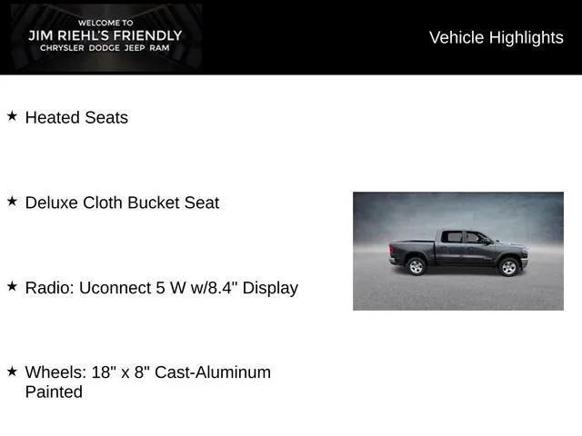 2025 RAM Ram 1500 RAM 1500 BIG HORN CREW CAB 4X4 57 BOX