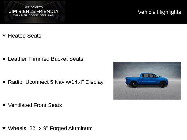 2025 RAM Ram 1500 RAM 1500 LARAMIE CREW CAB 4X4 57 BOX