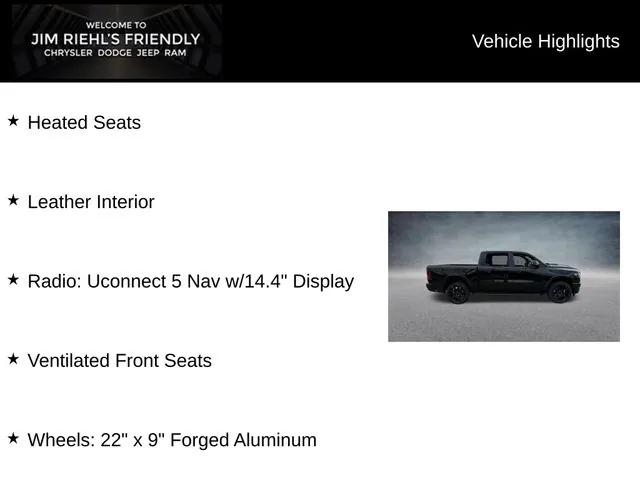 2025 RAM Ram 1500 RAM 1500 LARAMIE CREW CAB 4X4 57 BOX