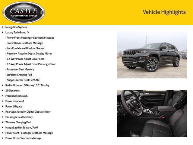New 2025 Jeep Grand Cherokee Overland New 2025 Jeep Grand Cherokee Overland