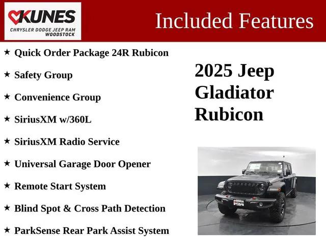 2025 Jeep Gladiator GLADIATOR RUBICON 4X4