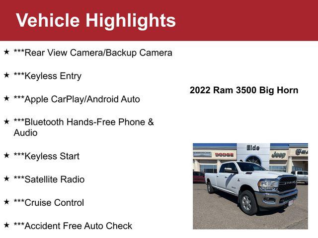 2022 RAM 3500 Big Horn