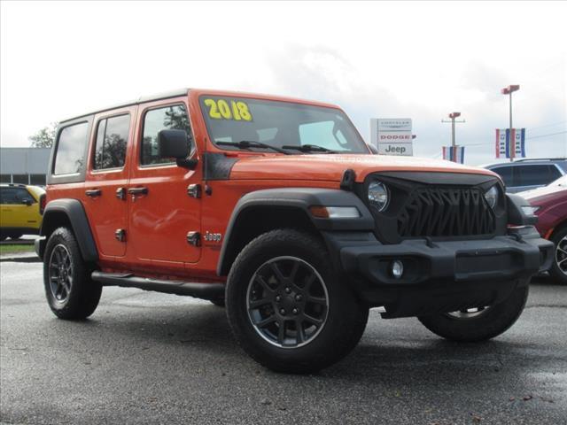 2018 Jeep Wrangler Unlimited Sport S 4x4
