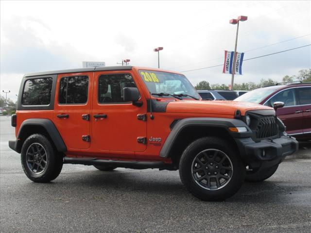 2018 Jeep Wrangler Unlimited Sport S 4x4