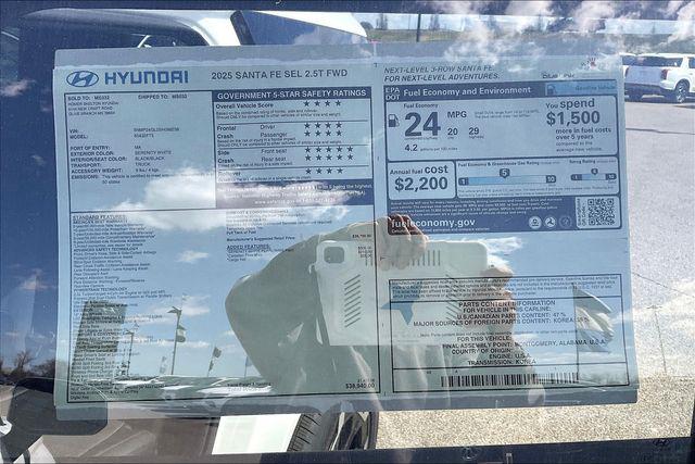 New 2025 Hyundai Santa Fe For Sale in Olive Branch, MS