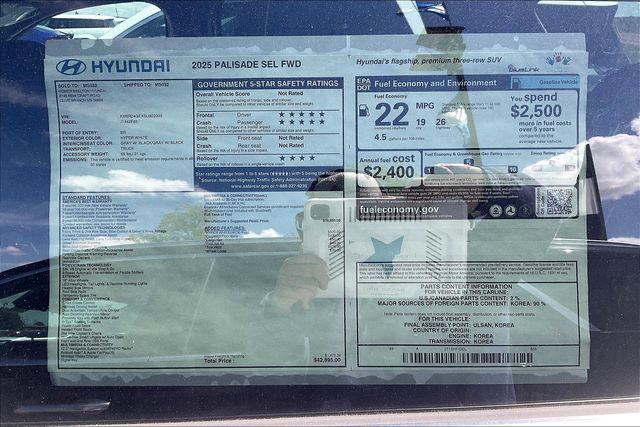 New 2025 Hyundai Palisade For Sale in Olive Branch, MS