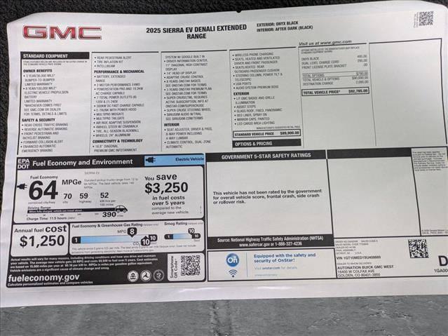 2025 GMC Sierra Extended Range Denali