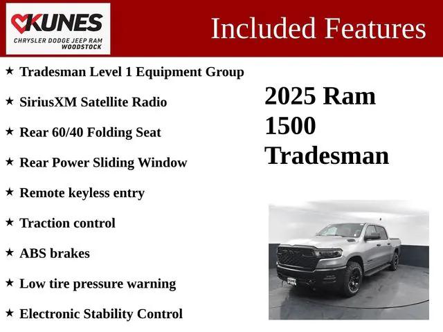 2025 RAM Ram 1500 RAM 1500 WARLOCK CREW CAB 4X4 57 BOX