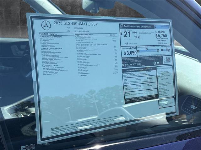 2025 Mercedes-Benz GLS GLS 450 4MATIC